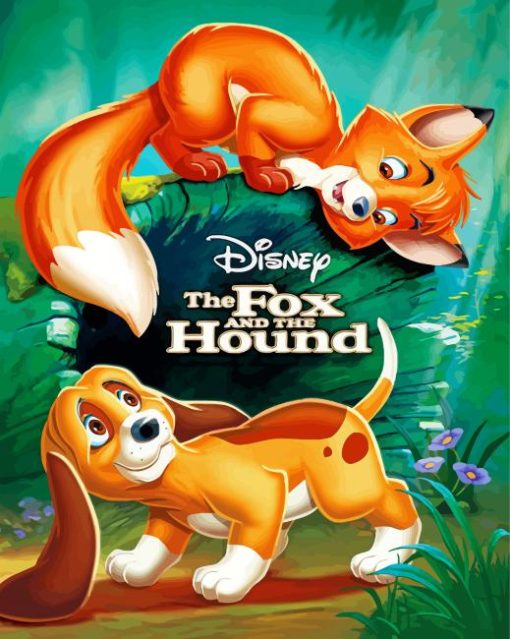 The Fox And The Hound Diamond Painting