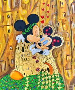 The Kiss Minnie Mickey Diamond Painting