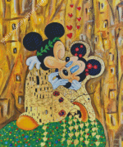 The Kiss Minnie Mickey Diamond Painting