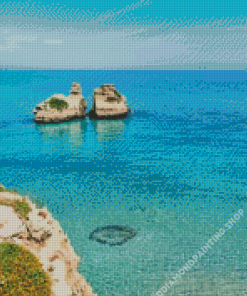 Two Sisters Beach Diamond Painting