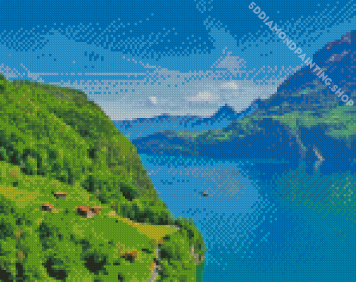 Wierwaldstattersee Landscape Diamond Painting