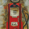 Vintage Old Gas Pump Diamond Painting