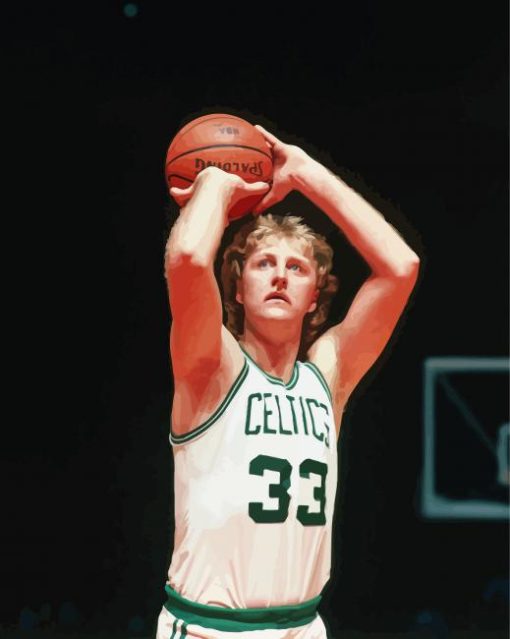 Young Larry Bird Basketballer Diamond Painting