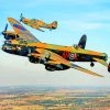 Avro Lancaster Heavy Bomber diamond painting