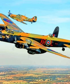 Avro Lancaster Heavy Bomber diamond painting