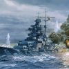 German Bismarck On Sea Diamond Painting