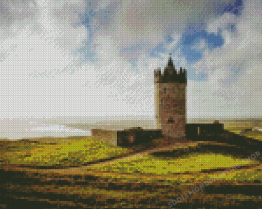 Ireland Doolin Tower Diamond Painting