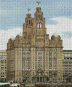 Royal Liver Buildings Tower Diamond Painting