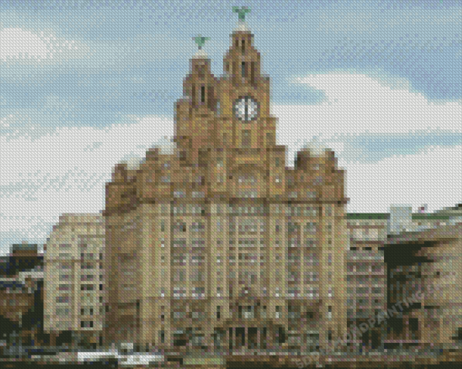 Royal Liver Buildings Tower Diamond Painting