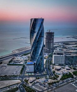 United Bahrain Tower Diamond Painting