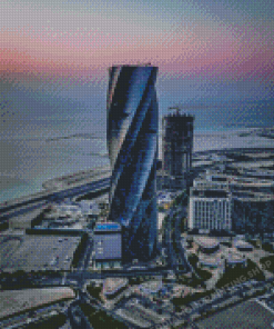 United Bahrain Tower Diamond Painting