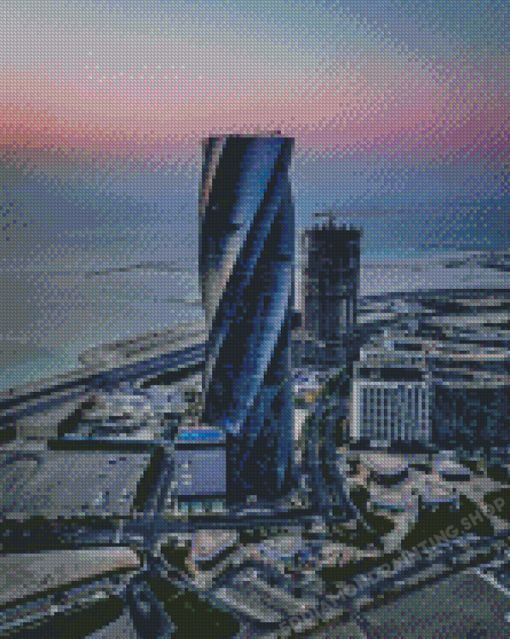 United Bahrain Tower Diamond Painting