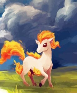 Pokemon Ponyta Diamond Painting