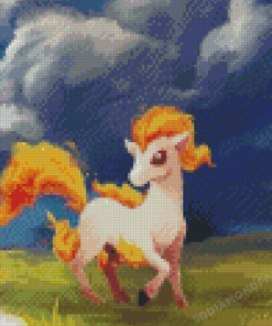 Pokemon Ponyta Diamond Painting