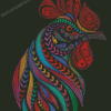 Colorful Mandala Chicken Diamond Panting