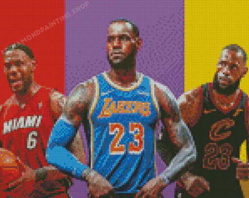 Cool Lebron James Diamond Painting