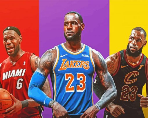 Cool Lebron James Diamond Painting