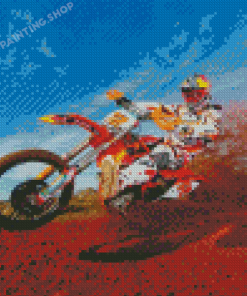 Dirt Bike Diamond Paintings