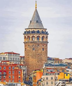 Galata Tower Diamond Painting