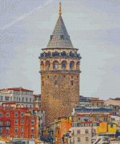 Galata Tower Diamond Painting