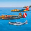 Military WWII Air Planes Diamond Painting