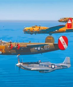 Military WWII Air Planes Diamond Painting