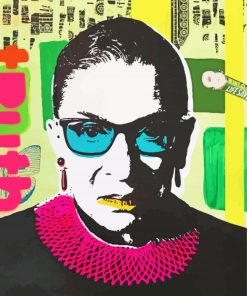 Ruth Bader Pop Art Diamond Paintings