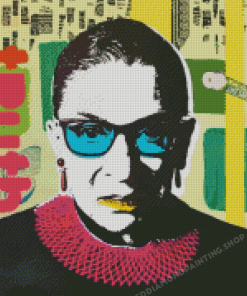 Ruth Bader Pop Art Diamond Paintings