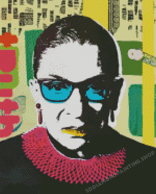 Ruth Bader Pop Art Diamond Paintings