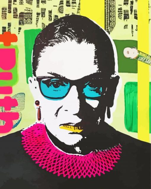 Ruth Bader Pop Art Diamond Paintings