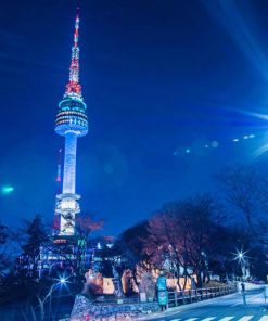 Seoul Tower Diamond Painting