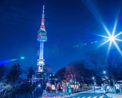 Seoul Tower Diamond Painting