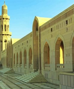 Sultan Qaboos Grand Mosque Diamond Painting