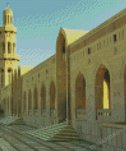 Sultan Qaboos Grand Mosque Diamond Painting