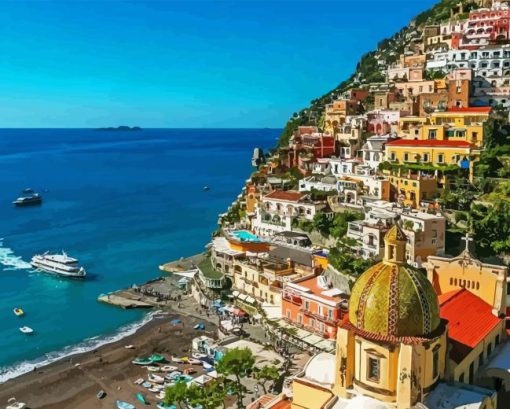 Amalfi Coast Diamond Painting