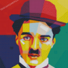 Charlie Chaplin Pop Art Diamond Painting