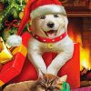 Christmas Puppy And Kitten Diamond Painting