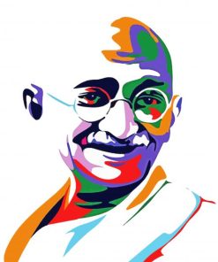 Gandhi Pop Art Diamond Painting