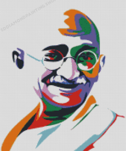 Gandhi Pop Art Diamond Painting