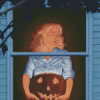 Halloween Laurie Strode Diamond Painting