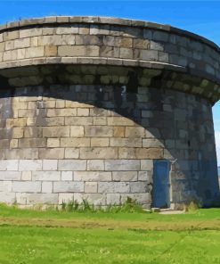 Martello Tower Building Diamond Painting