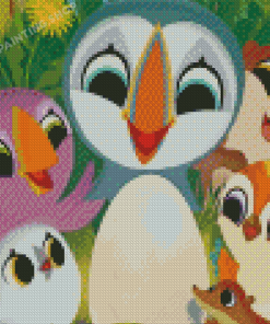 Puffin Rock Animation Diamond Painting