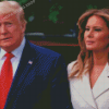 Donald Trump And Melania Diamond Painting