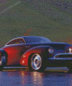 Vintage Muscle Car Diamond Painting