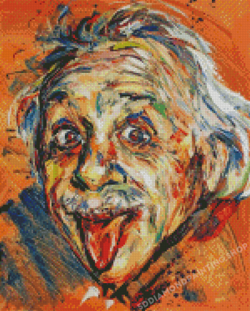 Albert Einstein Diamond Painting