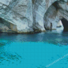 Blue Caves Diamond Painting