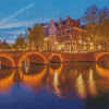 Keizersgracht Canal Diamond Painting