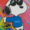 Supreme Snoopy Diamond Painting