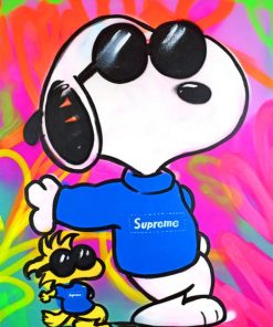 Supreme Snoopy Diamond Painting