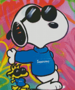 Supreme Snoopy Diamond Painting